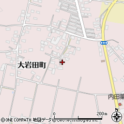 宮崎県都城市大岩田町6080周辺の地図