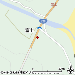 日南警察署　富土駐在所周辺の地図
