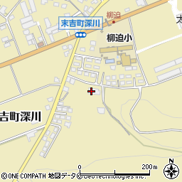 鹿児島県曽於市末吉町深川3611周辺の地図