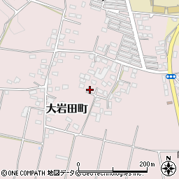 宮崎県都城市大岩田町6096-1周辺の地図