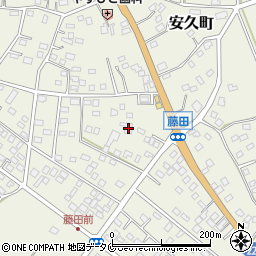 宮崎県都城市安久町6084周辺の地図