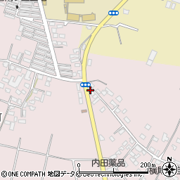 宮崎県都城市大岩田町5745-1周辺の地図
