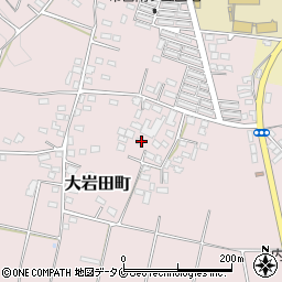 宮崎県都城市大岩田町6097-1周辺の地図