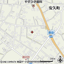 宮崎県都城市安久町6085周辺の地図