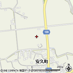 宮崎県都城市安久町7081周辺の地図