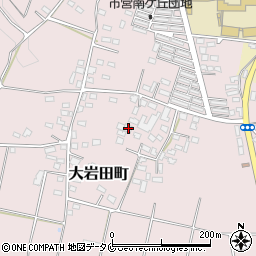 宮崎県都城市大岩田町6097-4周辺の地図