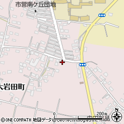 宮崎県都城市大岩田町6103-1周辺の地図