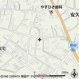 宮崎県都城市安久町5176周辺の地図