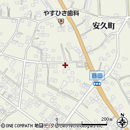 宮崎県都城市安久町6086周辺の地図