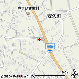 宮崎県都城市安久町6080-1周辺の地図