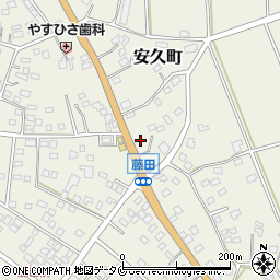 宮崎県都城市安久町6029-2周辺の地図