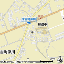 鹿児島県曽於市末吉町深川3668-31周辺の地図