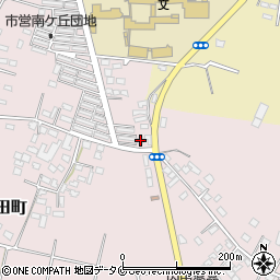宮崎県都城市大岩田町6105-1周辺の地図