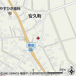宮崎県都城市安久町6035周辺の地図