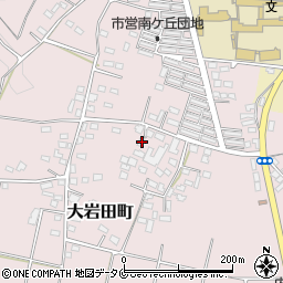 宮崎県都城市大岩田町6095周辺の地図