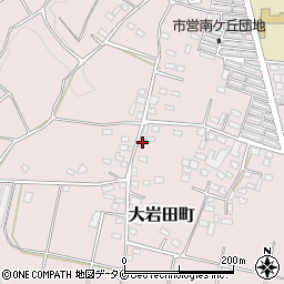 宮崎県都城市大岩田町6090-1周辺の地図