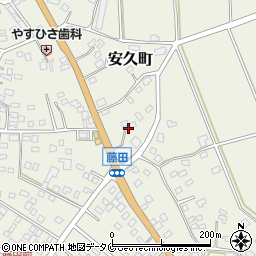 宮崎県都城市安久町6032周辺の地図