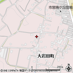 宮崎県都城市大岩田町6277-2周辺の地図