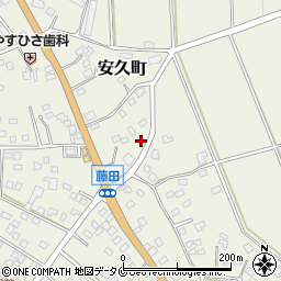 宮崎県都城市安久町6036周辺の地図