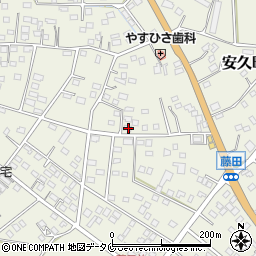宮崎県都城市安久町6071周辺の地図