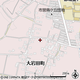 宮崎県都城市大岩田町6093-2周辺の地図