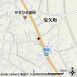 宮崎県都城市安久町6078周辺の地図