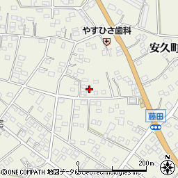 宮崎県都城市安久町6171周辺の地図