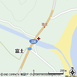 宮崎県日南市富土周辺の地図