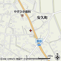 宮崎県都城市安久町6079周辺の地図