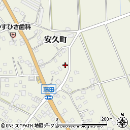宮崎県都城市安久町6038周辺の地図