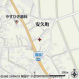 宮崎県都城市安久町6031-1周辺の地図