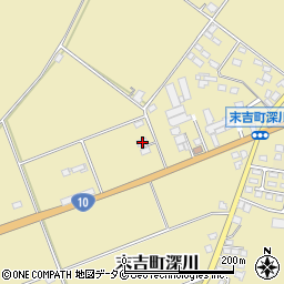 鹿児島県曽於市末吉町深川2524周辺の地図