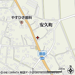 宮崎県都城市安久町6045周辺の地図