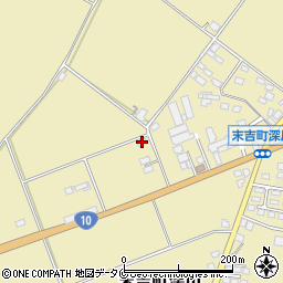 鹿児島県曽於市末吉町深川2526周辺の地図