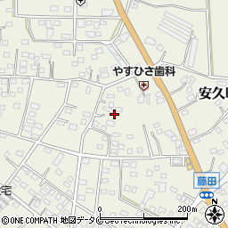 宮崎県都城市安久町6067周辺の地図