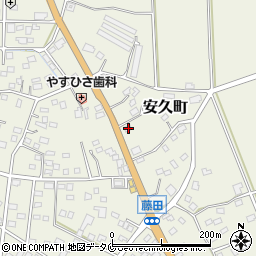 宮崎県都城市安久町6046周辺の地図