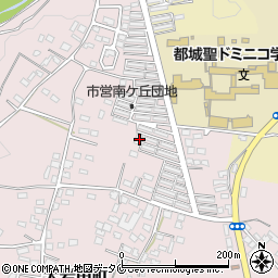 宮崎県都城市大岩田町6121周辺の地図