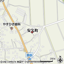 宮崎県都城市安久町6043周辺の地図