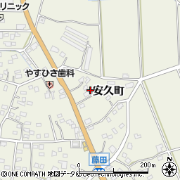 宮崎県都城市安久町6047周辺の地図