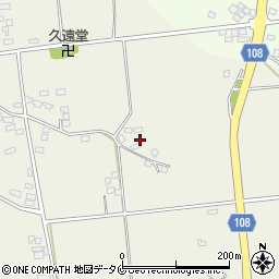 宮崎県都城市安久町7049周辺の地図