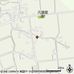 宮崎県都城市安久町2161-2周辺の地図