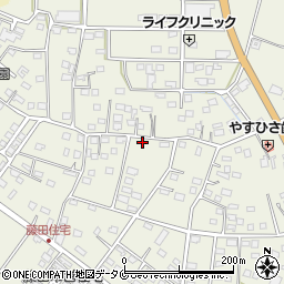 宮崎県都城市安久町6206周辺の地図