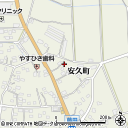 宮崎県都城市安久町6048周辺の地図
