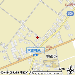 鹿児島県曽於市末吉町深川2496周辺の地図