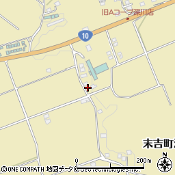 鹿児島県曽於市末吉町深川1221周辺の地図