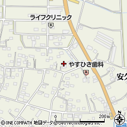 宮崎県都城市安久町6327周辺の地図