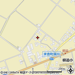 鹿児島県曽於市末吉町深川2521周辺の地図