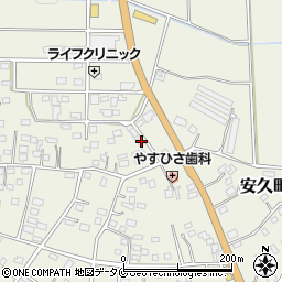 宮崎県都城市安久町6342周辺の地図