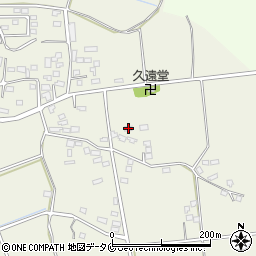宮崎県都城市安久町7011周辺の地図