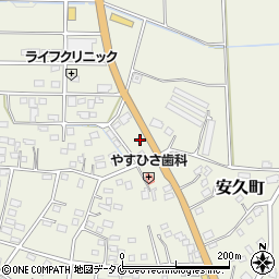 宮崎県都城市安久町6058周辺の地図